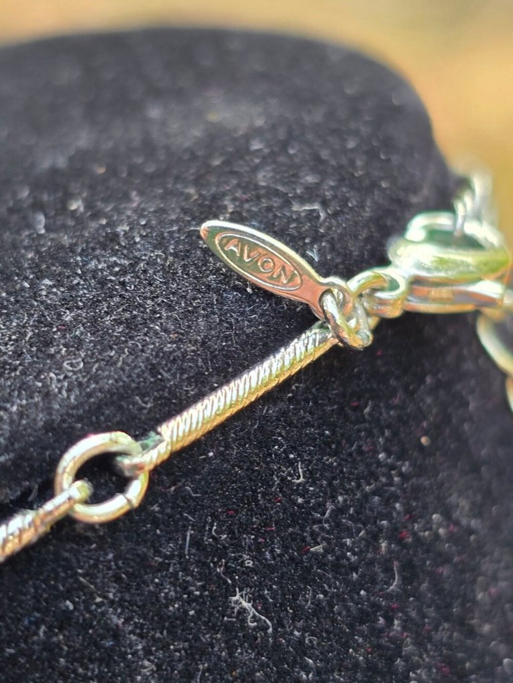 Vtg 90's Y2K Avon Metallic Frosted Pink Rose Nina Ricci Choker Bracelet 2 Pc Set - Picture 6 of 9